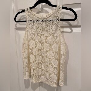 Abercrombie Lace Split-back Top (Small)